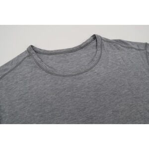 Lululemon 5 Year Basic Tee Men's Small Short Sleeve Shirt Gray Solid T Shirt
